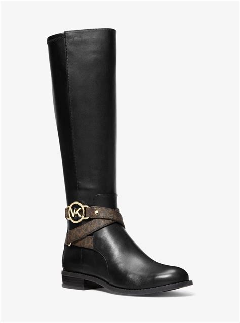 michael kors laarzen met logo|Rory Leather and Logo Boot .